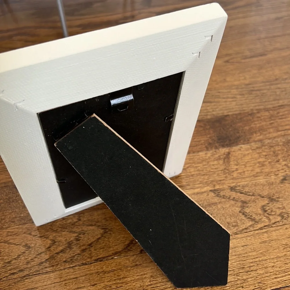 White wood rustic IKEA photo picture frame